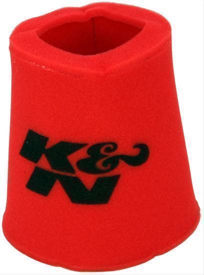 K&N Filters KN25-0810 Foam Precharger Filter Wrap Red 6" Id Base X 5" Id Top X 9" H