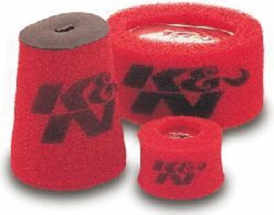 K&N Filters KN25-0880 Red Foam Round Tapered Precharger Filter Wrap Suit 6" Id Base W/ 5" Id Top X 14" H Filter