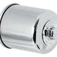K&N Filters KN303CX3 Kn303C Filters Chrome Oil Filter Kawasaki Zx10R Zx14 Yamaha Honda (3 Pack)