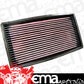 K&N Filters KN33-2019 Replacement Panel Filter Suit 1980-1990 Ferrari 2 Required