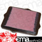 K&N Filters KN33-2047 Replacement Panel Filter Suit 1991-2001 Honda Civic 1.5L, 1.6L Efi