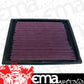 K&N Filters KN33-2069 Replacement Panel Filter Suit 1991-2002 Volkswagen Golf, Jetta & Vento