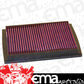 K&N Filters KN33-2070 Replacement Panel Filter A1413 Suit 1990-2006 Bmw 320I - 528I, M3, Z3, Z4
