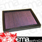 K&N Filters KN33-2077 Replacement Panel Filter Suit 1988-1994 Porsche 911 Carrera 3.6L