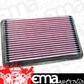 K&N Filters KN33-2093 Hyundai Excel 1.5L 4 Cyl 1996-2004 Air Filter