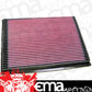 K&N Filters KN33-2097 Replacement Panel Filter A1416 Suit 1996-1998 Holden Astra Tr 1.6L 1.8L 2.0L Efi