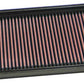 K&N Filters KN33-2166 Replacement Panel Filter Suit 1996-2002 Saab 900 2.0L, 2.3L, 2.5L & 9-3 2.0L