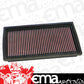 K&N Filters KN33-2166 Replacement Panel Filter Suit 1996-2002 Saab 900 2.0L, 2.3L, 2.5L & 9-3 2.0L