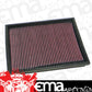 K&N Filters KN33-2208 Replacement Panel Filter Suit 1999-05 Holden Zafira 2.0L