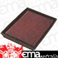 K&N Filters KN33-2212 Replacement Panel Filter A1513 Suit Holden Barina Xc 1.4L 1.8L 02/01-15/05 Combo Van 1.4L 1.6L 10/02-On