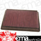 K&N Filters KN33-2213 Replacement Panel Filter Suit 2000-2001 Opel Vauxhall & Holden Zafira & Astra