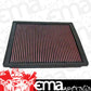 K&N Filters KN33-2246 Replacement Panel Filter Suit 1999-2004 Jeep Grand Cherokee 4.7L