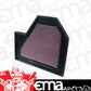 K&N Filters KN33-2352 Replacement Panel Filter Suit 2005-2011 Bmw M5 M6 5.0L V10
