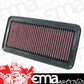 K&N Filters KN33-2354 Replacement Panel Filter Suit 2005-2011 Hyundai Accent & Kia Rio 1.4, 1.5, 1.6L