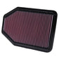 K&N Filters KN33-2364 Filters Air Filter 2007-2012 Jeep Wrangler 3.8L V6 Efi