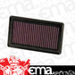 K&N Filters KN33-2375 Replacement Panel Filter Suit 2005-2011 For Nissan Tida