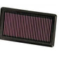 K&N Filters KN33-2375 Replacement Panel Filter Suit 2005-2011 For Nissan Tida