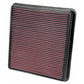 K&N Filters KN33-2387 Replacement Panel Filter Suit 2007-2013 For Toyota Tundra & Landcruiser