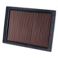 K&N Filters KN33-2414 Replacement Panel Filter Suit 2006-2012 Land Rover Freelander 2.2L & 3.2L