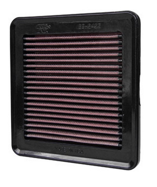 K&N Filters KN33-2422 Replacement Panel Filter Suit 2009-2013 Honda Jazz 1.2 & 1.4L