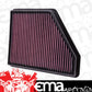 K&N Filters KN33-2434 Replacement Panel Filter Suit 2010-2015 Chevrolet Camaro Ss & Zl1 6.2L V8 & 3.6L V6