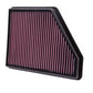 K&N Filters KN33-2434 Replacement Panel Filter Suit 2010-2015 Chevrolet Camaro Ss & Zl1 6.2L V8 & 3.6L V6