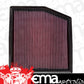 K&N Filters KN33-2458 Replacement Panel Filter Suit 2010-2013 Bmw 135I 335I 3.0L