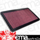 K&N Filters KN33-2545 Replacement Panel Filter Suit 1980-1992 Alfa Romeo Gtv-6 75/Milano V6