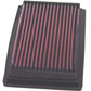 K&N Filters KN33-2682 Replacement Panel Filter Suit 1982-2005 Fiat Panda Cinquecento Siecento 0.6 0.7 0.9L
