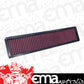 K&N Filters KN33-2807 Replacement Panel Filter Suit 1988-1991 Porsche 944 3.0L