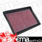 K&N Filters KN33-2846 Air Filter 2001-2007 Fiat Bravo 1.8L 4Cyl & 2.4L 5Cyl Efi