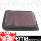 K&N Filters KN33-2852 Replacement Panel Filter Suit Ford Falcon Ba-Bf Models All Falcon, Fairmont, Fairlane, Territory