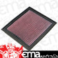 K&N Filters KN33-2873 Replacement Panel Filter Suit 2004-2013 Volvo S40, V50, C70