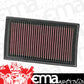 K&N Performance Filters KN33-2927 Filters Replacement Panel Filter For Nissan Micra 1.5L 2003-10, Renault Clio 2005-12