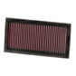 K&N Filters KN33-2929 Replacement Panel Filter Suit 2004-2013 Citroen C5 & Peugeot 407 1.6L Diesel