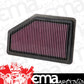 K&N Filters KN33-2961 Replacement Panel Filter Suit 2007-2012 Honda Cr-V Iii 2.0L