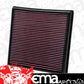 K&N Filters KN33-2964 Replacement Panel Filter Suit 2009-2013 Holden / Chevrolet Cruze & Holden / Opel Vauxhall Astra