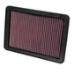 K&N Filters KN33-2969 Replacement Panel Filter Suit 2009-2012 Kia Sorento Hyundai Santa Fe 2.2L Diesel