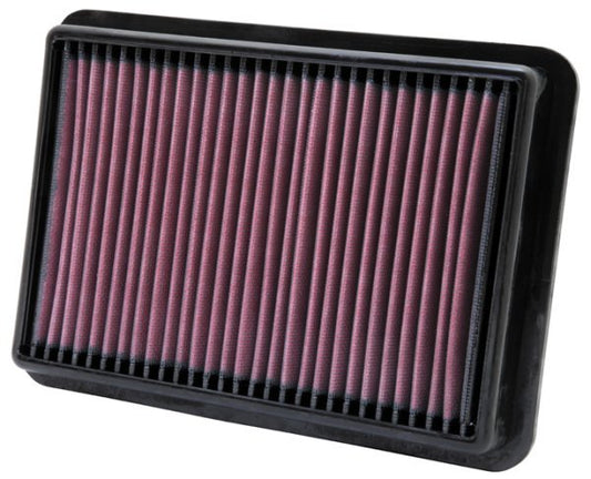 K&N Filters KN33-2980 Replacement Panel Filter Suit 2005-2011 For Nissan Navara 2.5L Diesel, Non Australia Model