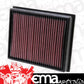K&N Filters KN33-2992 Replacement Panel Filter Suit 2007-2013 Land Rover Defender 2.4L Diesel