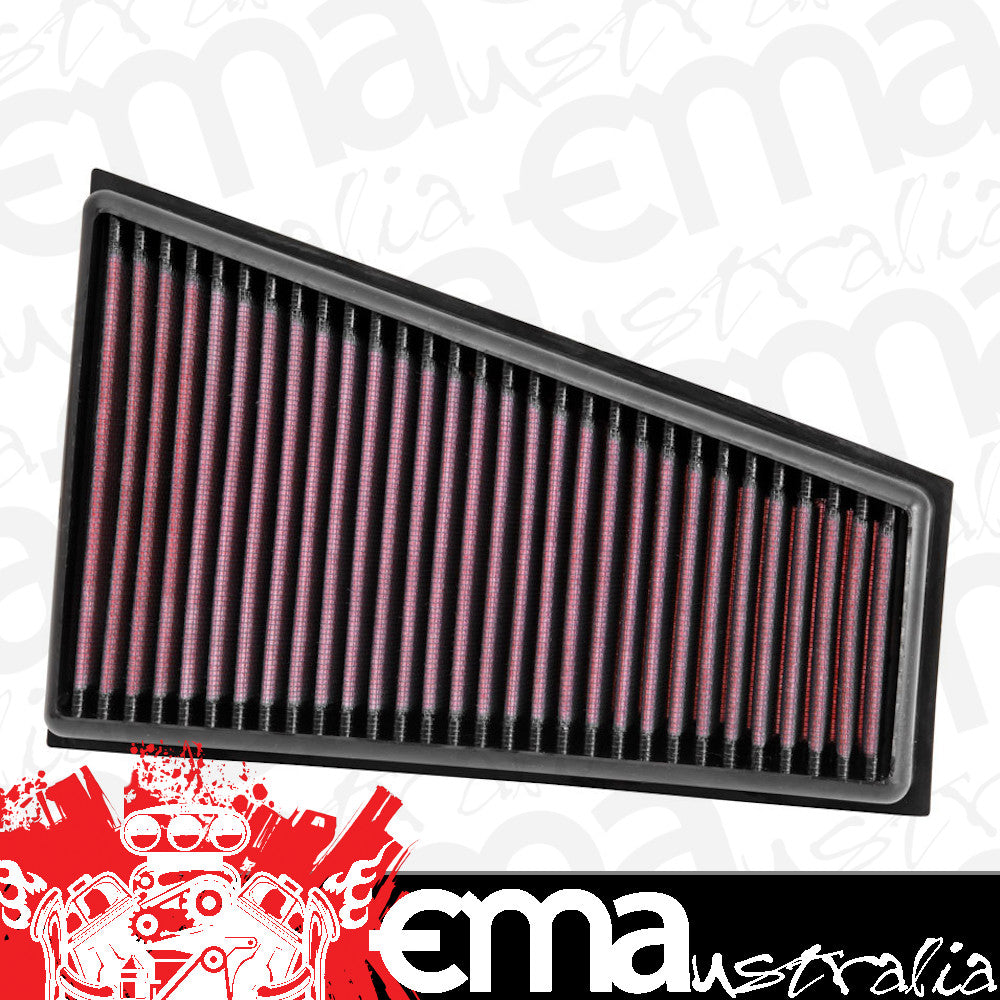 K&N Filters KN33-2995 Panel Air Filter S 2012-2017 Mercedes Benz 1.6L 2.0L L4 F/I
