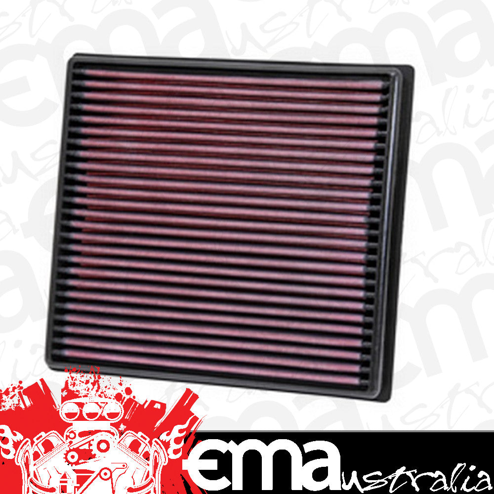 K&N Filters KN33-3002 Replacement Pannel Filter Suit Isuzu 2012 D-Max 2.5L - 06/12-On D-Max & Mu-X 3.0L
