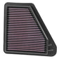 K&N Filters KN33-3012 Replacement Panel Filter Suit 2012-2016 Honda Civic Ix 1.6L & 2.2L Diesel A1844