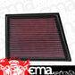 K&N Filters KN33-3025 Replacement Panel Filter Suit Mini Cooper 2014-15 Bmw 218220225 2014-15