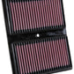 K&N Filters KN33-3037 Panel Filter, Audi, Seat,