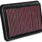 K&N Filters KN33-3062 Replacement Panel Filter Suit 2015-17 For Toyota Land Cruiser/Prado 2.8L L4 Diesel