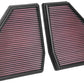 K&N Filters KN33-3128 Panel Filters Bmw M5 V8 4.4L