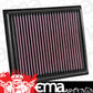 K&N Filters KN33-5034 Replacement Panel Filter Suit 2014-2016 Jeep Renegade Fiat 500X & Ram Promaster City 1.4 1.6 2.0 2.4L
