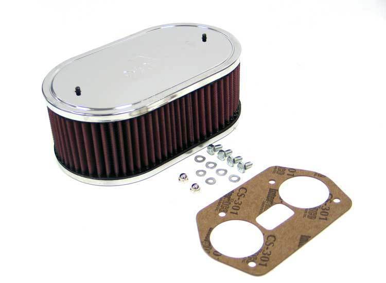 K&N Filters KN56-1190 Air Filter Assembly 5.25"W X 9"L X 3.5"H Weber Icn 40/44/48/44Mx