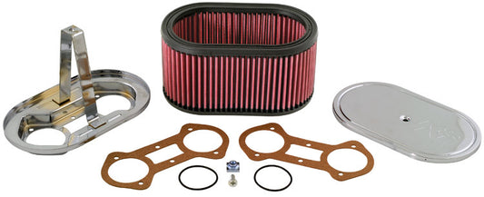 K&N Filters KN56-1220 Custom Racing Assembly Filter 5-1/2 X 9 X 4-1/2 Suit Weber Ida 48 Mm
